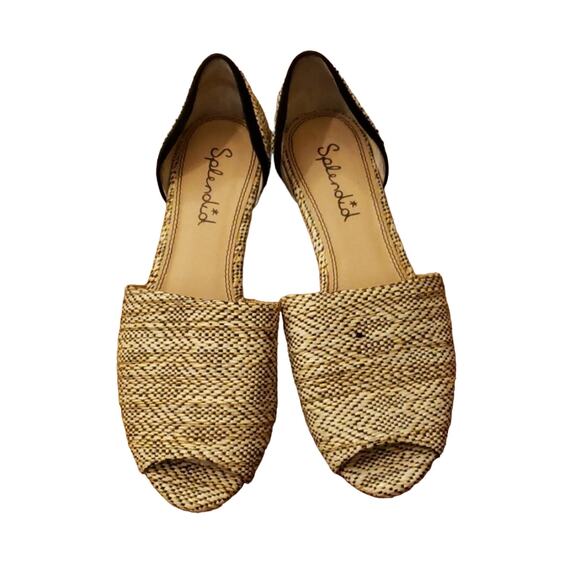 Splendid Akron Rattan D'orsay flats size 10 - Picture 1 of 5